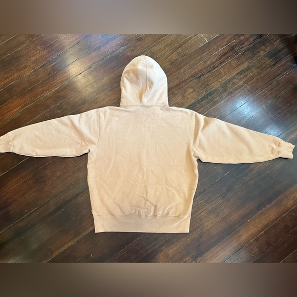 NWT SS2023 SUPREME DOUBLE HOOD FACEMASK ZIP-UP HOODIE LIGHT BROWN MEDIUM - Picture 5 of 16
